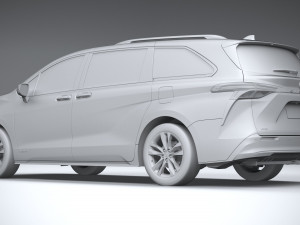 Toyota Sienna 2021 3D Model