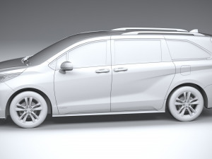 Toyota Sienna 2021 3D Model