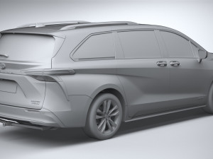 Toyota Sienna 2021 3D Model