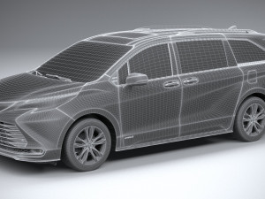 Toyota Sienna 2021 3D Model