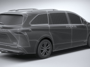 Toyota Sienna 2021 3D Model