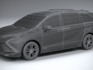 Toyota Sienna 2021 3D Model