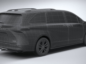 Toyota Sienna 2021 3D Model