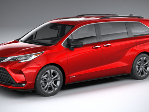 Toyota Sienna XSE 2021 Modelo 3D