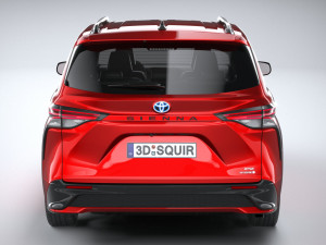 Toyota Sienna XSE 2021 Modello 3D