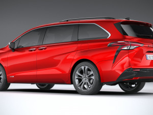 Toyota Sienna XSE 2021 Modello 3D