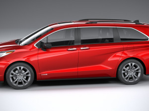 Toyota Sienna XSE 2021 Modello 3D