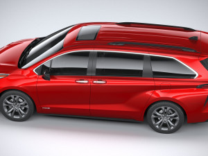 Toyota Sienna XSE 2021 Modello 3D