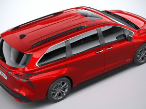 Toyota Sienna XSE 2021 Modello 3D