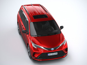 Toyota Sienna XSE 2021 Modello 3D