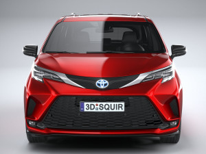Toyota Sienna XSE 2021 Modello 3D