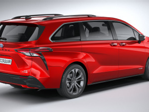 Toyota Sienna XSE 2021 Modello 3D