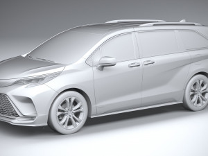 Toyota Sienna XSE 2021 Modello 3D