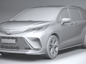 Toyota Sienna XSE 2021 Modello 3D