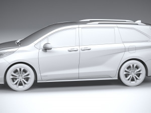 Toyota Sienna XSE 2021 Modello 3D