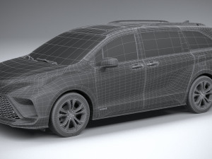 Toyota Sienna XSE 2021 Modello 3D