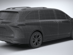 Toyota Sienna XSE 2021 Modello 3D