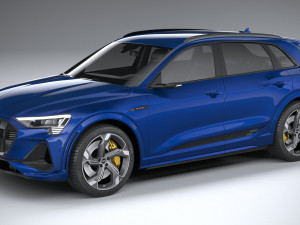 Audi E-tron S 2021 Model 3D