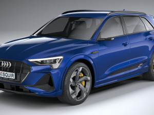 Audi E-tron S 2021 Model 3D