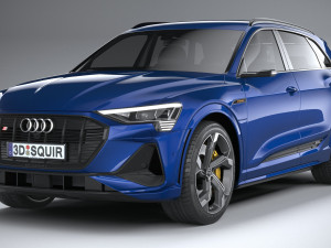 Audi E-tron S 2021 Model 3D