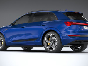 Audi E-tron S 2021 Model 3D