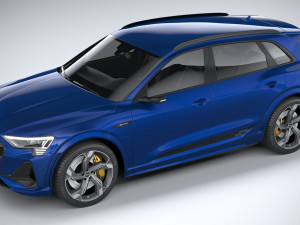 Audi E-tron S 2021 Model 3D
