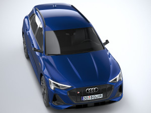 Audi E-tron S 2021 Model 3D