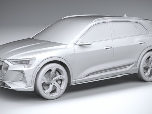 Audi E-tron S 2021 Model 3D