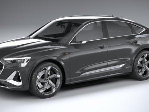 Audi E-tron S Sportback 2021 Model 3D