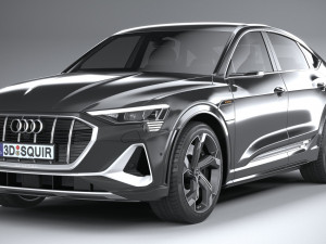 Audi E-tron S Sportback 2021 Modello 3D