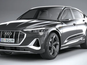 Audi E-tron S Sportback 2021 3D Model