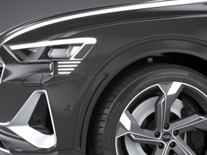 Audi E-tron S Sportback 2021 Modello 3D