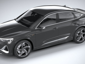 Audi E-tron S Sportback 2021 Modello 3D