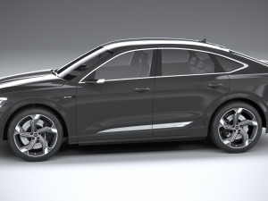 Audi E-tron S Sportback 2021 Modello 3D
