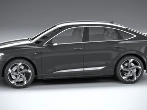 Audi E-tron S Sportback 2021 3D Model