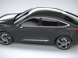Audi E-tron S Sportback 2021 Modello 3D