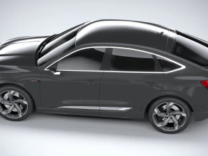 Audi E-tron S Sportback 2021 3D Model