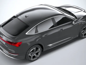 Audi E-tron S Sportback 2021 3D Model