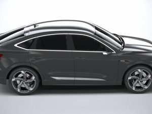 Audi E-tron S Sportback 2021 Modello 3D