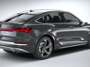 Audi E-tron S Sportback 2021 Modello 3D