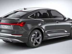 Audi E-tron S Sportback 2021 3D Model