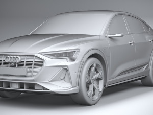 Audi E-tron S Sportback 2021 Modello 3D