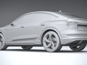 Audi E-tron S Sportback 2021 Modello 3D