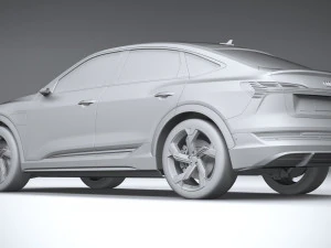 Audi E-tron S Sportback 2021 3D Model