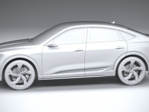 Audi E-tron S Sportback 2021 Modello 3D