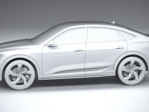 Audi E-tron S Sportback 2021 3D Model