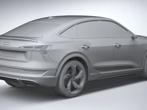 Audi E-tron S Sportback 2021 3D Model