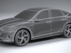 Audi E-tron S Sportback 2021 Modello 3D