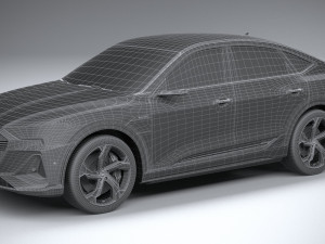 Audi E-tron S Sportback 2021 Modello 3D