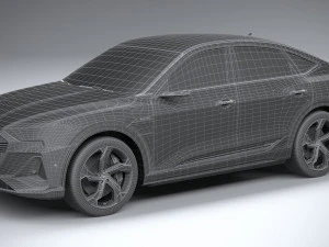 Audi E-tron S Sportback 2021 3D Model